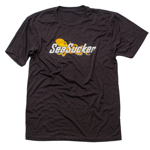 SeaSucker Logo Tee - Heather Black